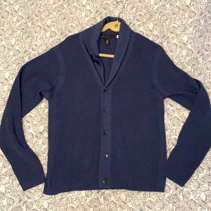 Kenneth Cole ribbed wool cardigan M